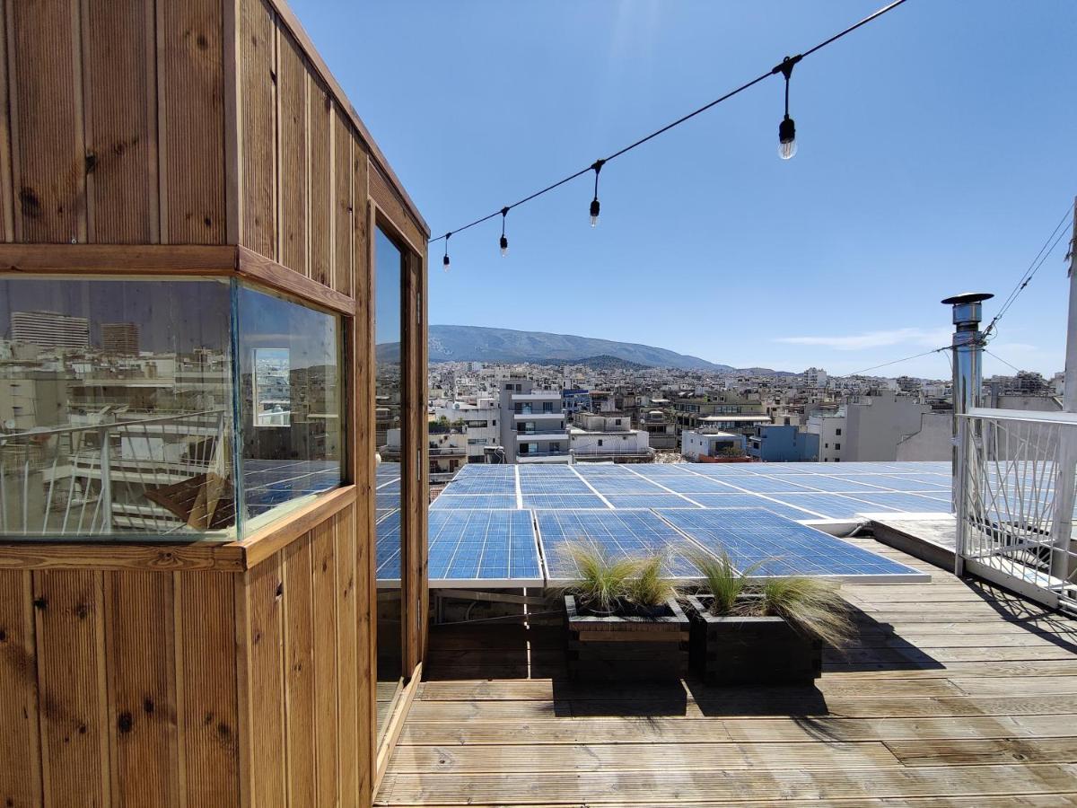 Unique Solar Penthouse With Jacuzzi And Sauna In Central Афины Экстерьер фото